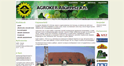 Desktop Screenshot of agrokereger.hu