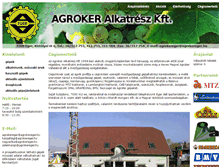 Tablet Screenshot of agrokereger.hu